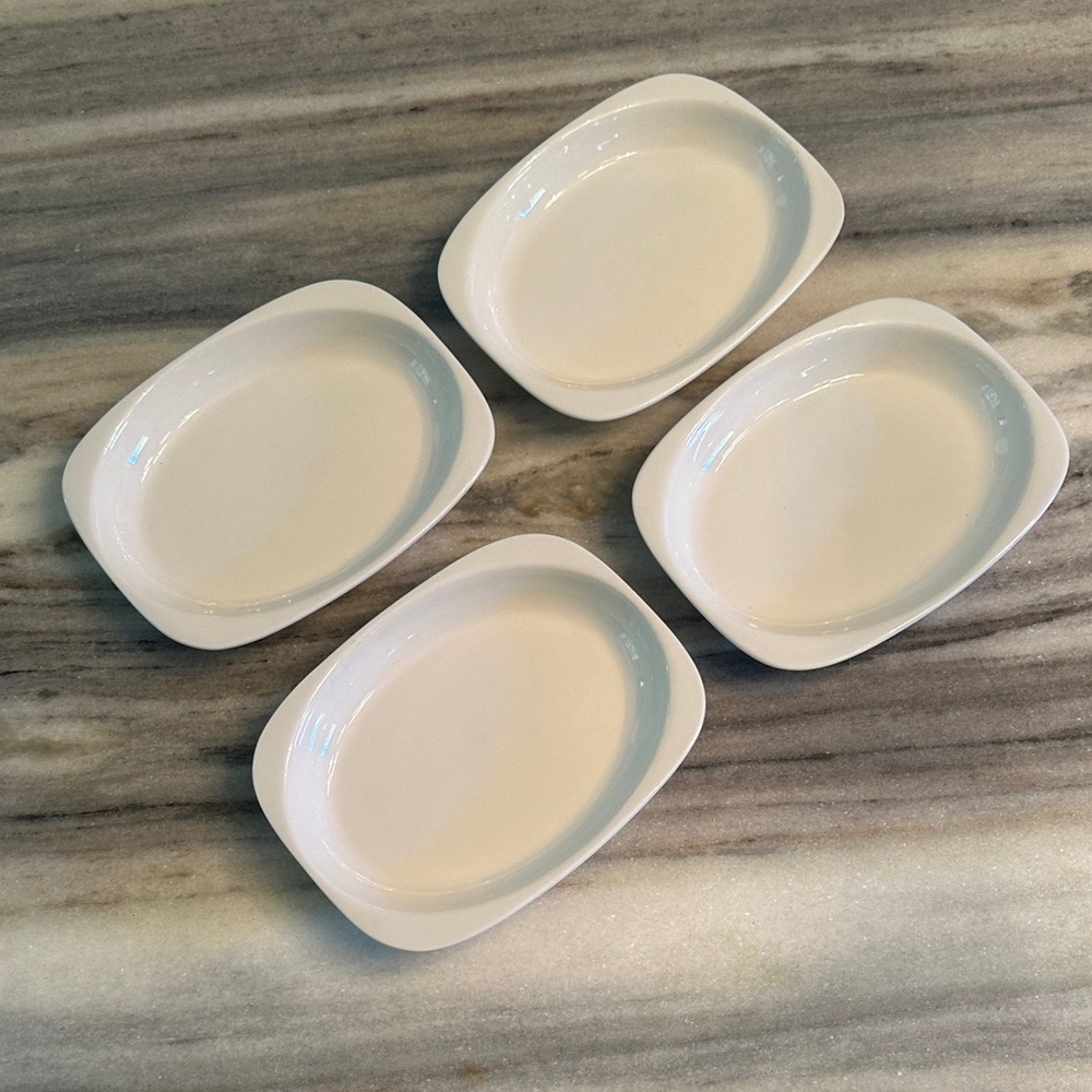 UNITED AIRLINES POLARIS BUSINESS CLASS ENTREE DISHES BY GALILEO-x4